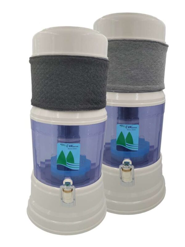 Housse de Protection pour Réservoir Supérieur Fontaine EVA 1200 housse fontaine EVA bac supérieur gris clair - gris foncé - 1200