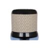 HOUSSE 7 L BAC HAUT TAUPE MOTIF ECAILLES