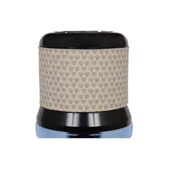 HOUSSE 7 L BAC HAUT TAUPE MOTIF ECAILLES